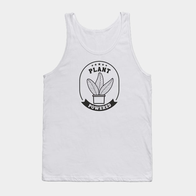 Plant Powered Houseplant In Pot Tank Top by larfly